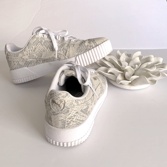 Puma Carina Snakeskin Sneakers - Picture 8 of 12